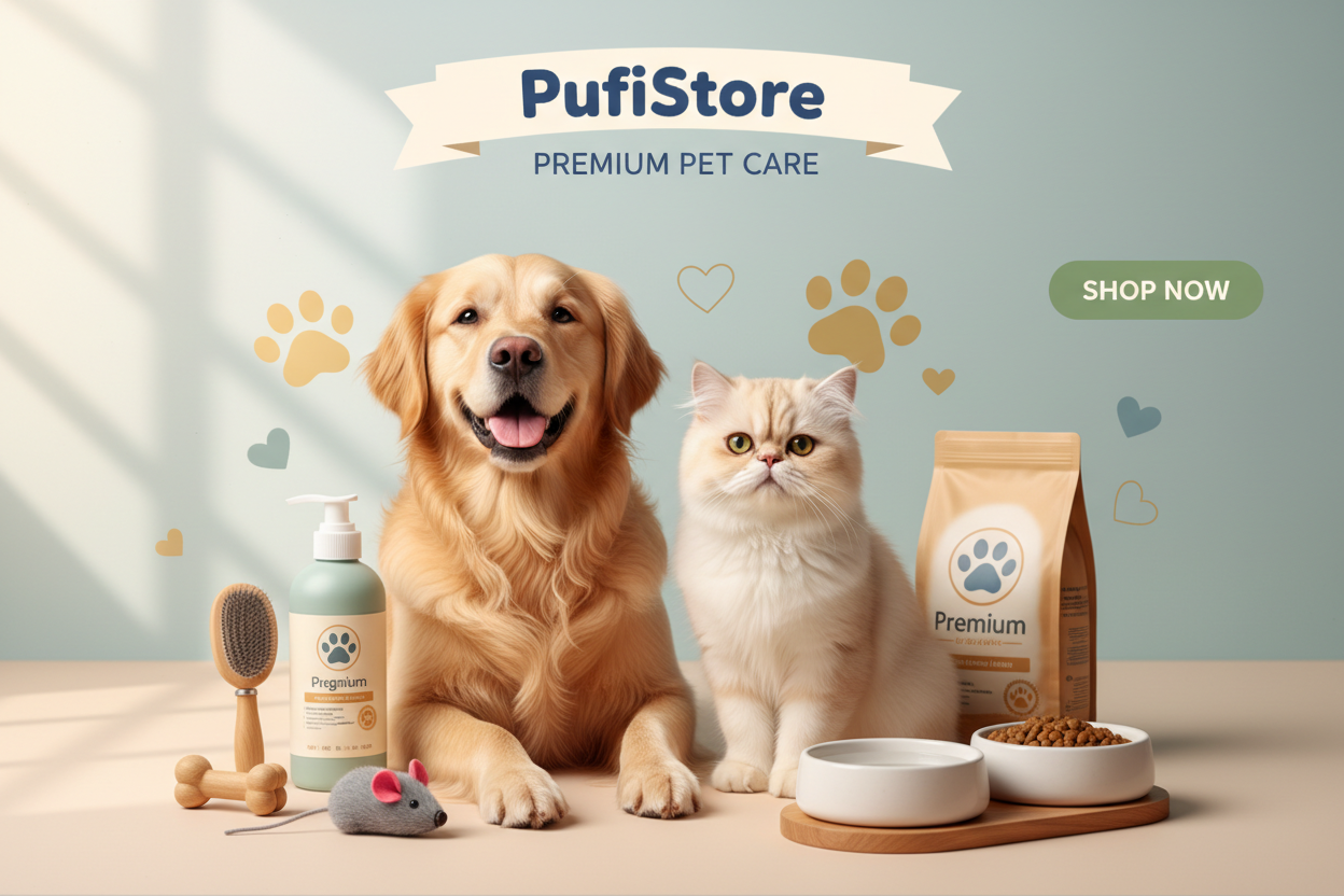 PufiStore, magazinul tau online pentru ingrijirea animalelor